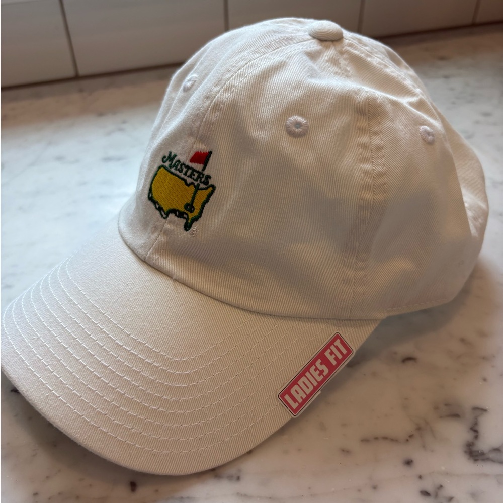 White Masters Golf Hat- small fit - Picture 2 of 13